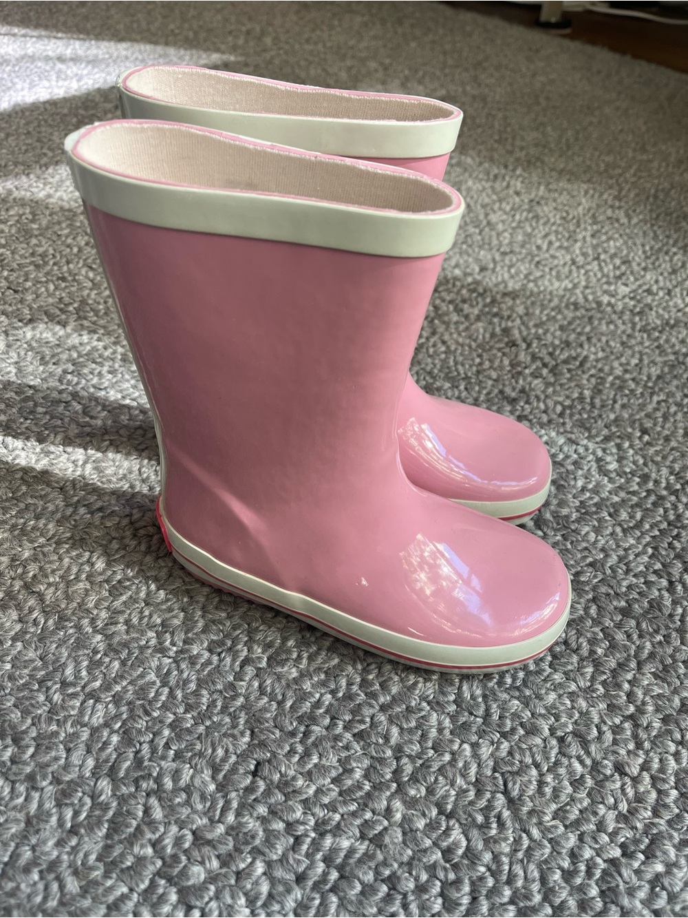 JACADI Kids Pink Rain Boots  NEW